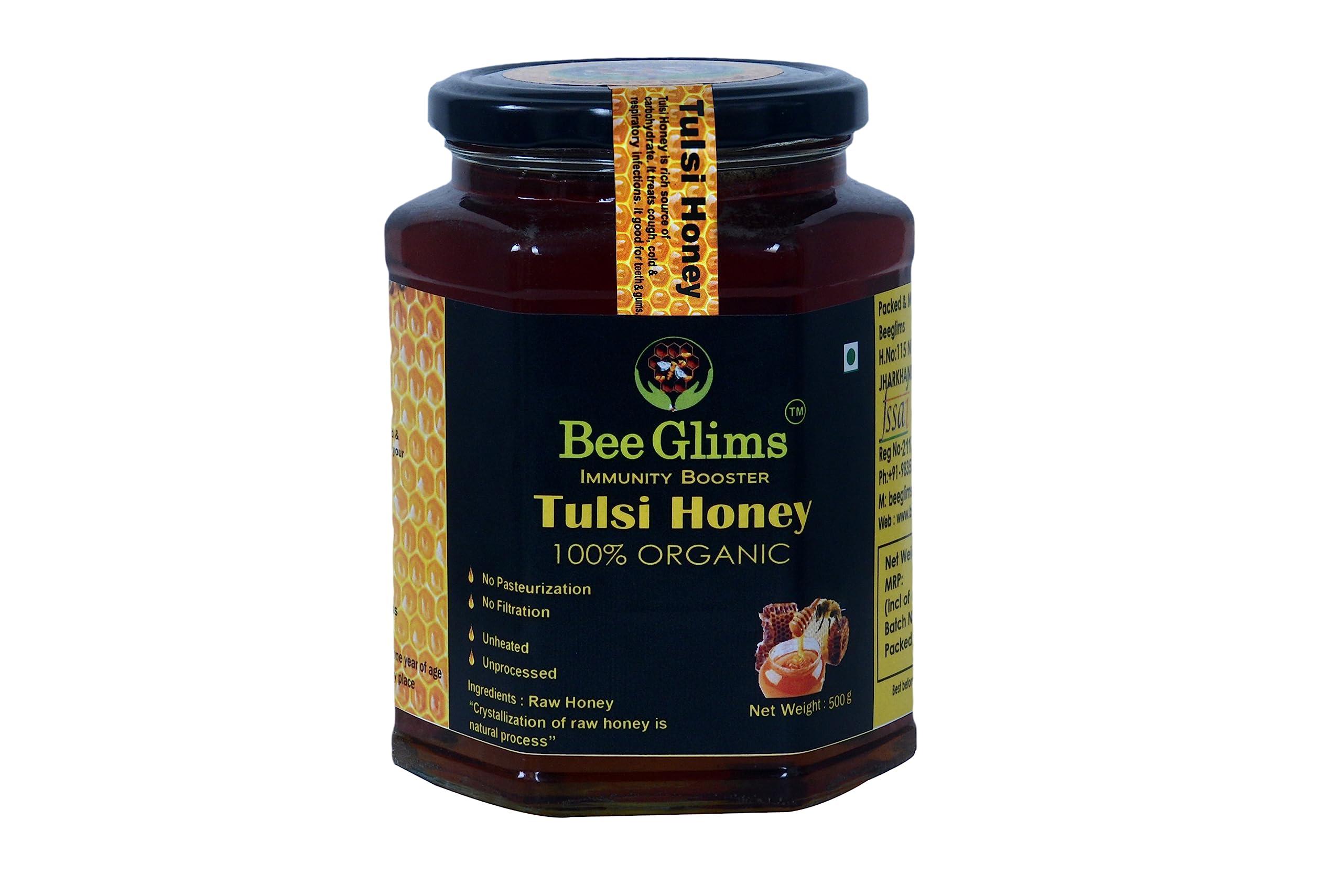 BEEGLIMS BEEGLIMS Unprocessed, Unheated Pure Honey (500 gm, Yellow)