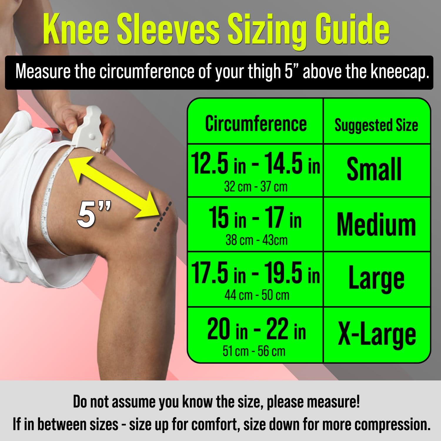 BLITZU BLITZU Flex Plus Compression Knee Brace Men and Women for Joint Pain, ACL MCL Arthritis Relief Meniscus Tear Support for Running Gym Workout Recovery Sleeves Strap Patella 7mm 5mm Neoprene Pad