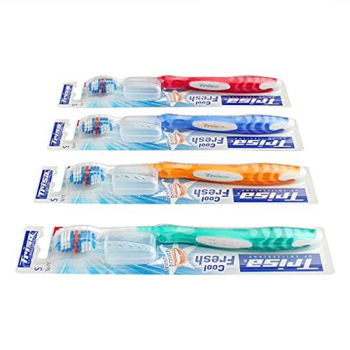 TRISA Trisa Cool Fresh Soft Toothbrush with Hygiene Box (Assorted Color)