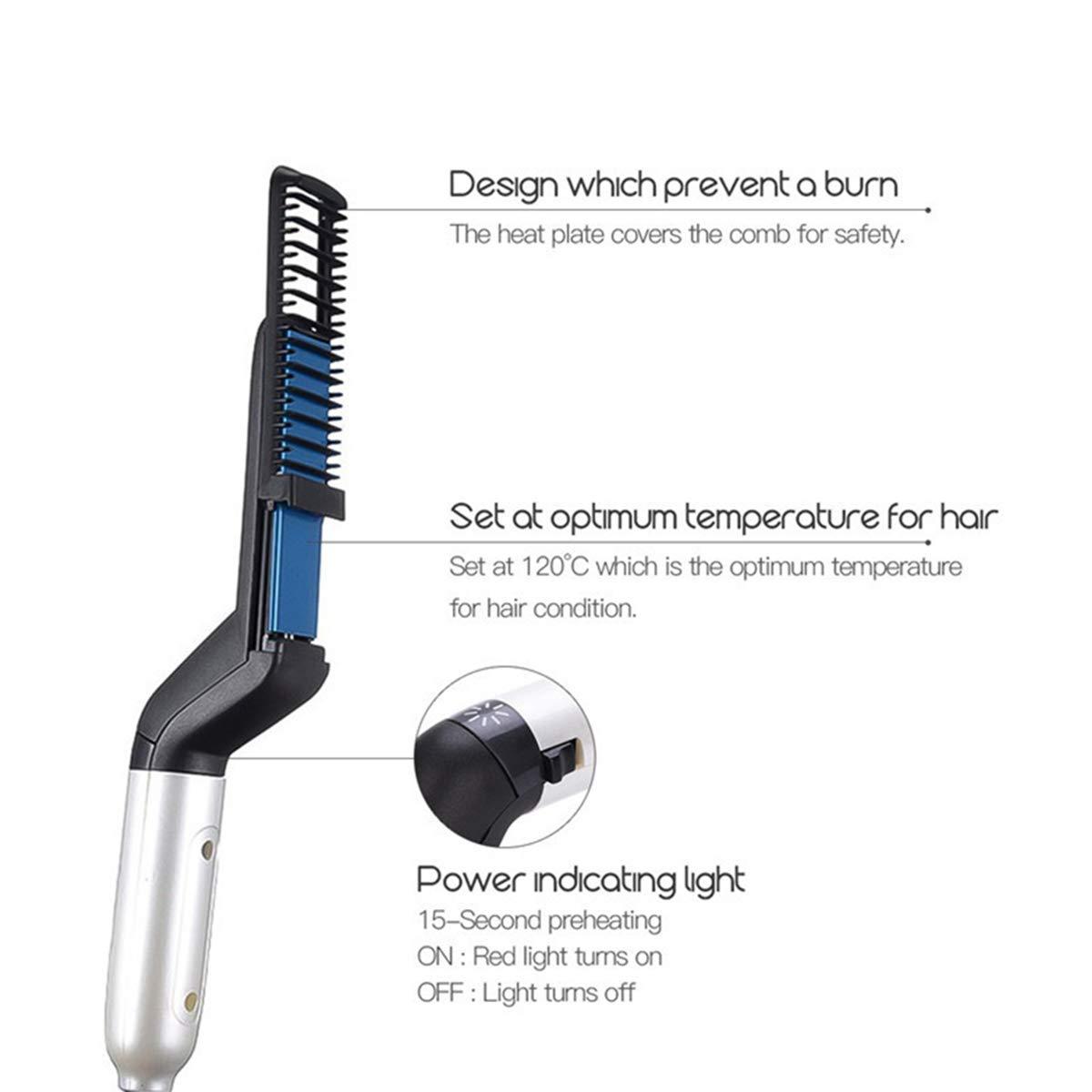 The Creative India The Creative India Men Quick Beard Straightener Hair Comb Multifunctional Hair Straightener