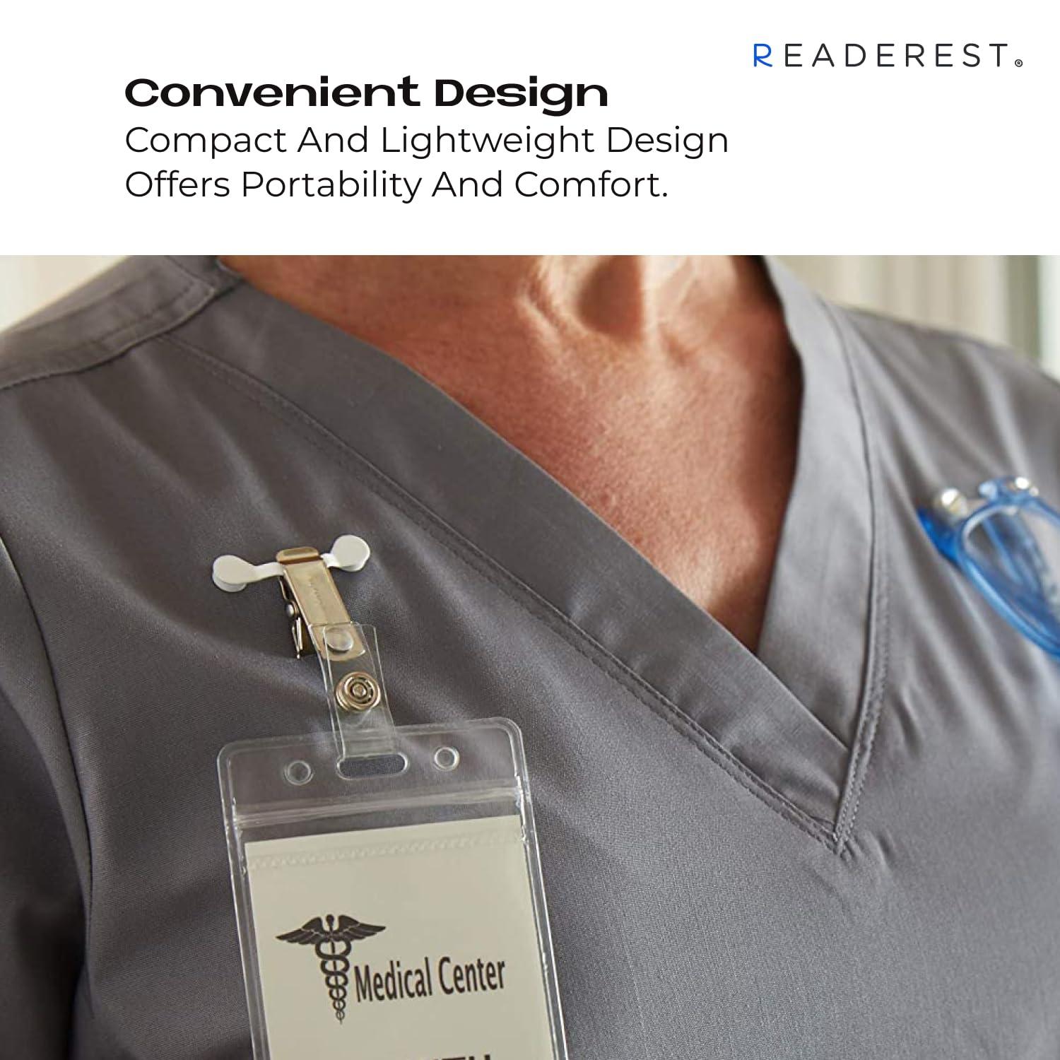 Readerest ReadeREST Original Stainless Steel & Clear Crystal Twin Pack