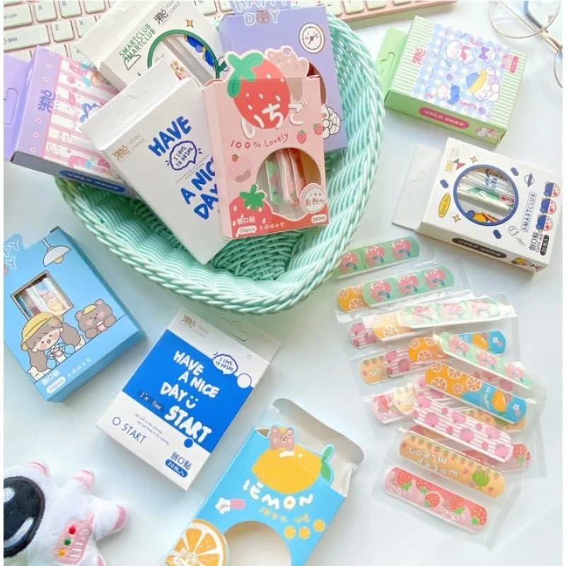 Spanking Spanking Waterproof Breathable Cute Cartoon Band Aid Hemostasis Adhesive Bandages First Aid Emergency Kit For Kids Children 1 Box 20pcs Each pack