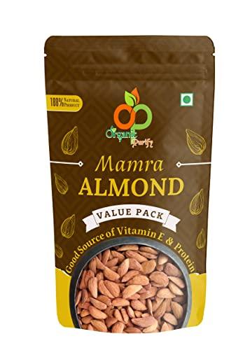 ORGANIC PURIFY Organic Purify Premium Mamra Almonds/ Badam 400GM