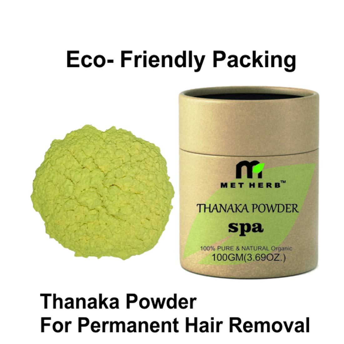 metherb Thanaka Powder 30g for Permanent hair Removal,anti-acne, anti- aging