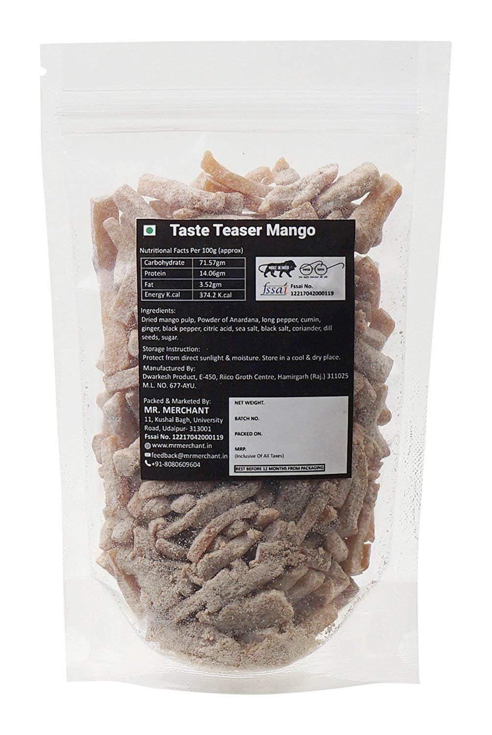 Mr. Merchant Mr. Merchant Taste Teaser Mango (1.2 Kilogram (Pack Of 3-400 Gram Each)), Fresh