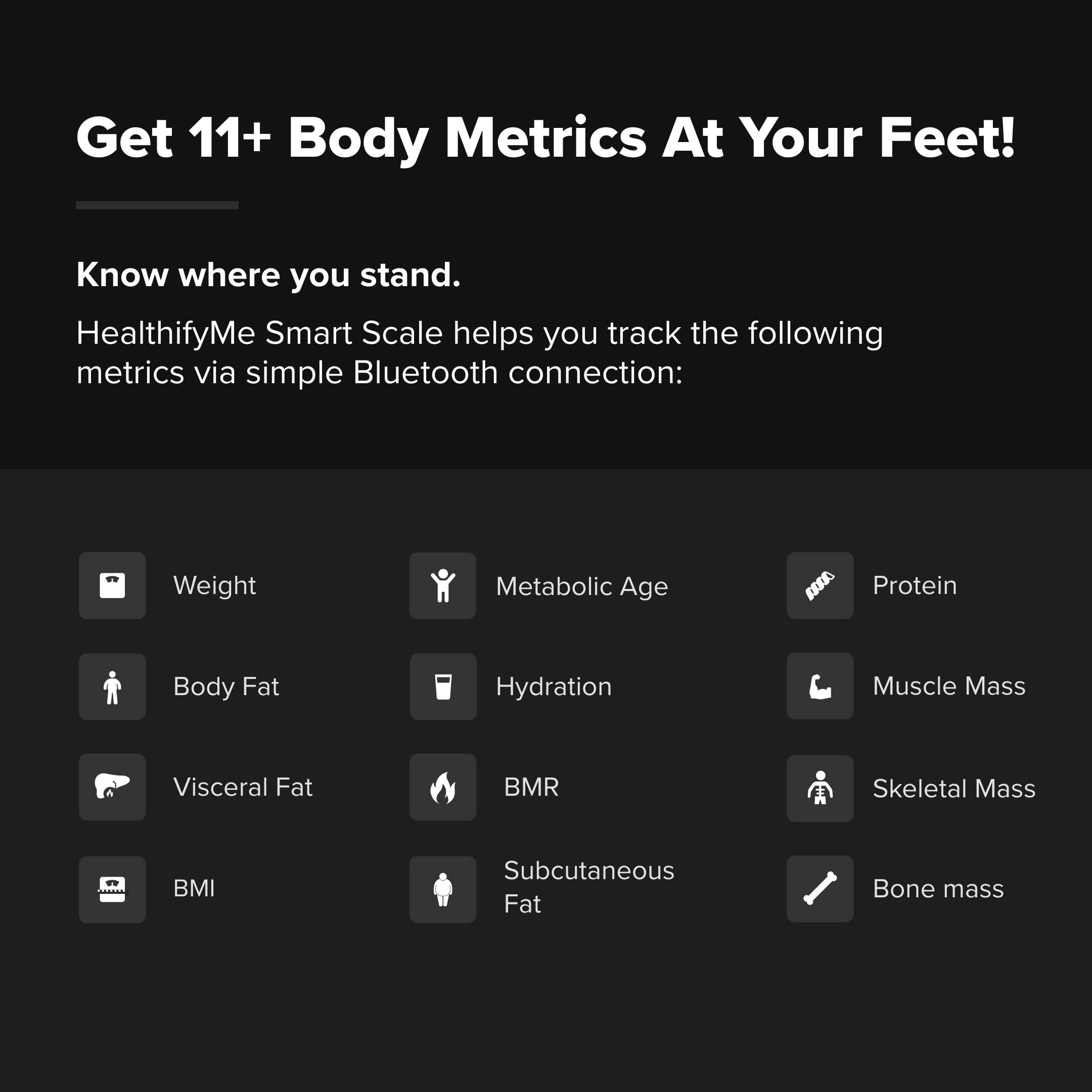 HealthifyMe HealthifyMe Green Smart Scale Get Data Driven Smart Weight Loss and Track 11 Plus Key Body Metrics in HealthifyMe App|1 Month FREE HealthifyMe Smart Plan| 2 years Warranty (Green)