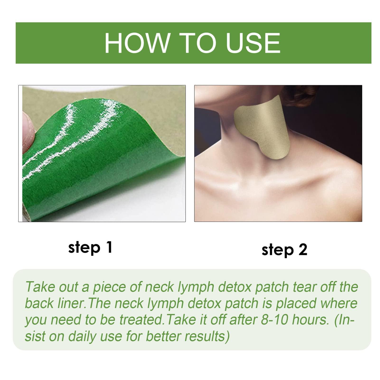 RYAP 12Pcs Lymphatic Detox Patches Neck/Armpit -Swelling Patch Pads