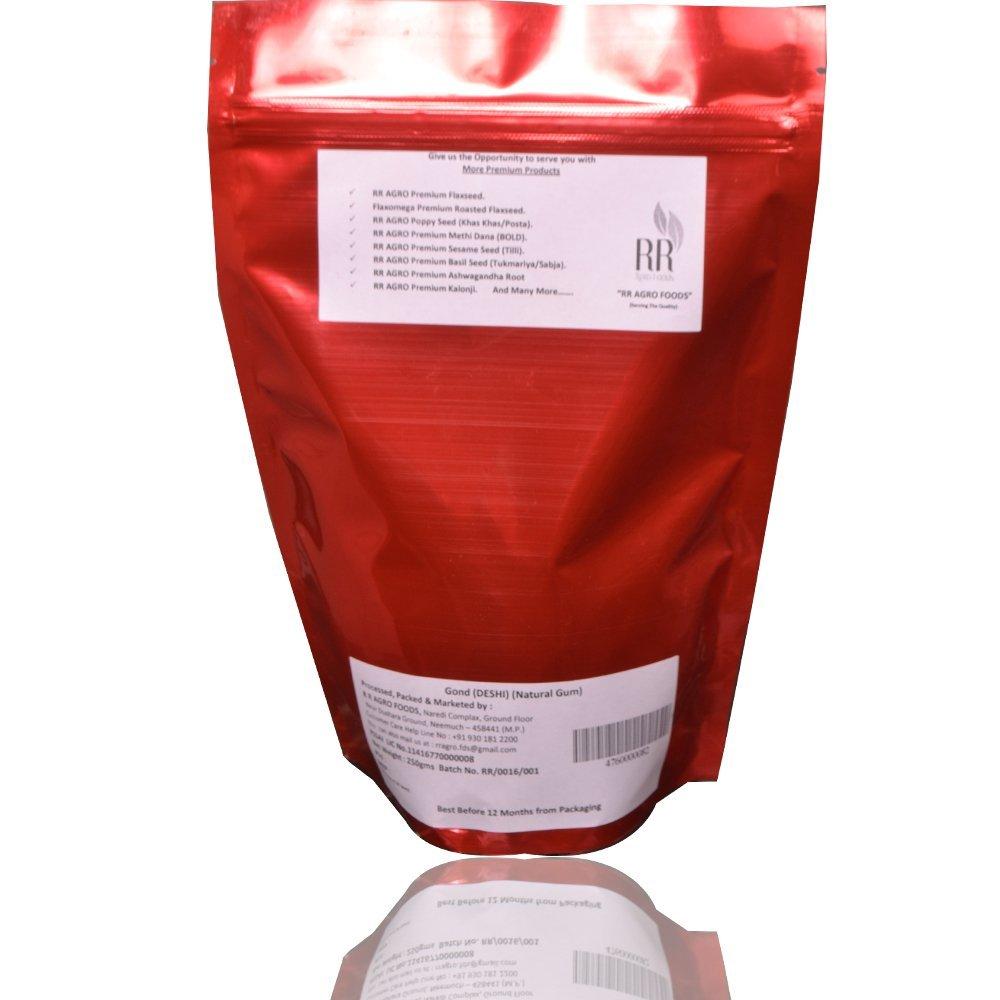 RR AGRO FOODS RR AGRO FOODS Gond (Deshi Dhawadi,Sawaiya) (Natural Gum) 250 GMS