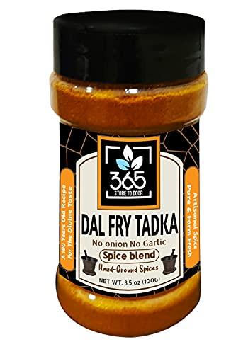 365 STORE TO DOOR 365 STORE TO DOOR Indian Spice - Jain Dal Fry - Tadka Masala, 100 gm | Homemade Powdered | for Healthy Cooking | Ready to use | All Seasonings Spices | Pure & Hygiene | Spice Mix – Pack of 1