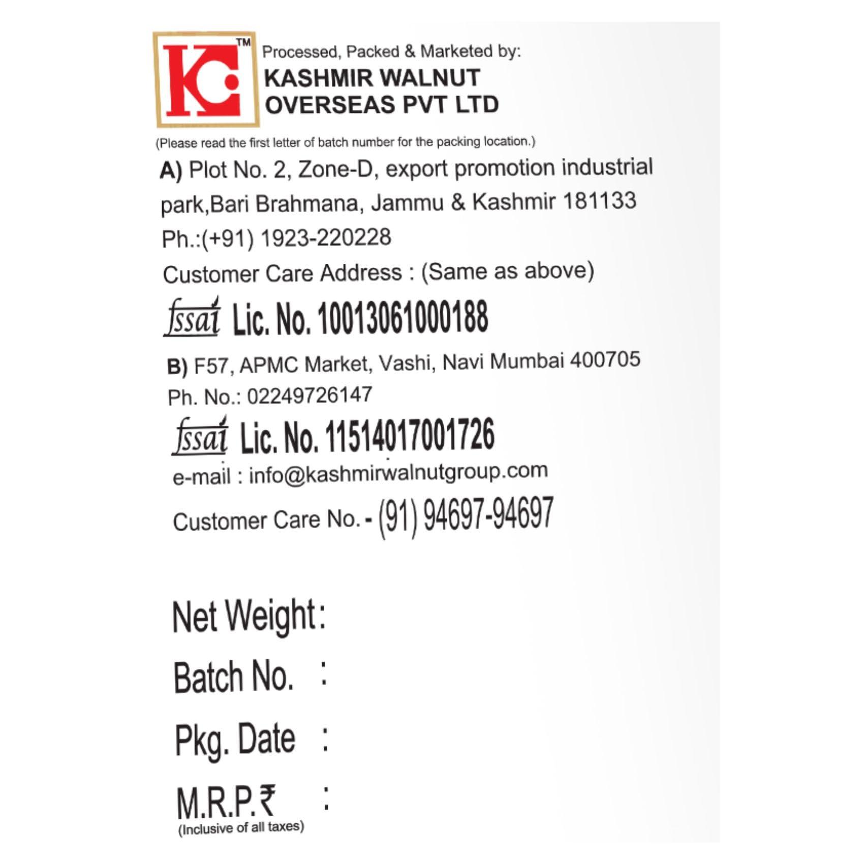 GO Go Crackers Kashmiri Brown Quarters Walnuts Kernels Without Shell, 1 KG (250g x 4)| Walnuts Dry Fruits | Organic Walnuts | Kashmiri Walnuts Kernels for Snacking & Baking