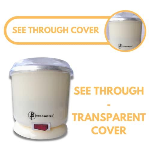 RHAPSOTECH Rhapsotech Wax Heater for Waxing | Wax Machine for Waxing with Auto Cut-Off Feature | Wax Heater for Waxing for Women | Automatic Wax Heater | (Cream)