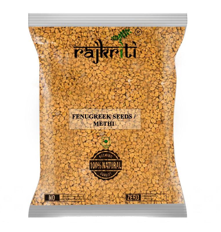 RAJKRITI Rajkriti Premium Fenugreek Seeds | Whole Methi Dana Seeds, 1 Kg