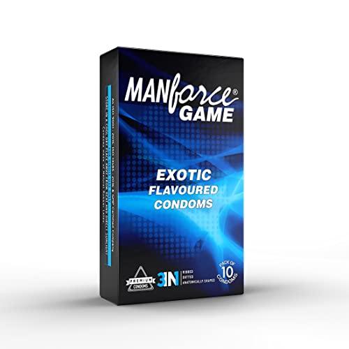 Manforce Manforce GAME Condoms, 10 Pieces x Pack of 3