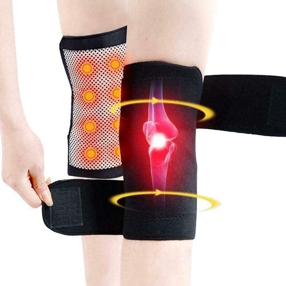 RK enterprise RK enterprise Knee Hot Belt for Leg Pain Self Heating Magnetic Knee Strap Knee Cap for Pain Relief Knee Protection (1 pcs) (2)