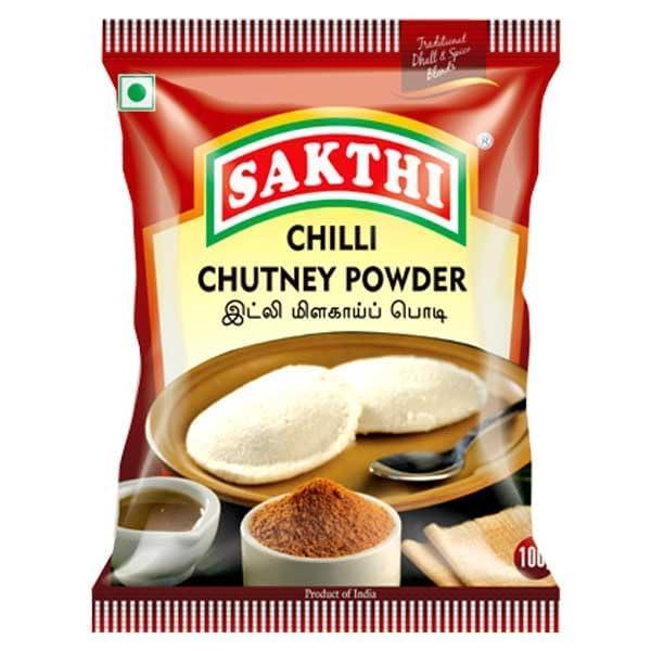 SAKTHI SAKTHI 100g Chilly Chutney Powder + 100g Dhal Rice Powder + 100g Garlic Rice Powder + 50g Lemon Rice Powder + 50g Tamarind Rice Powder | South Indian Flavoured Premium Spices Blend Rice Powder (Combo Pack)