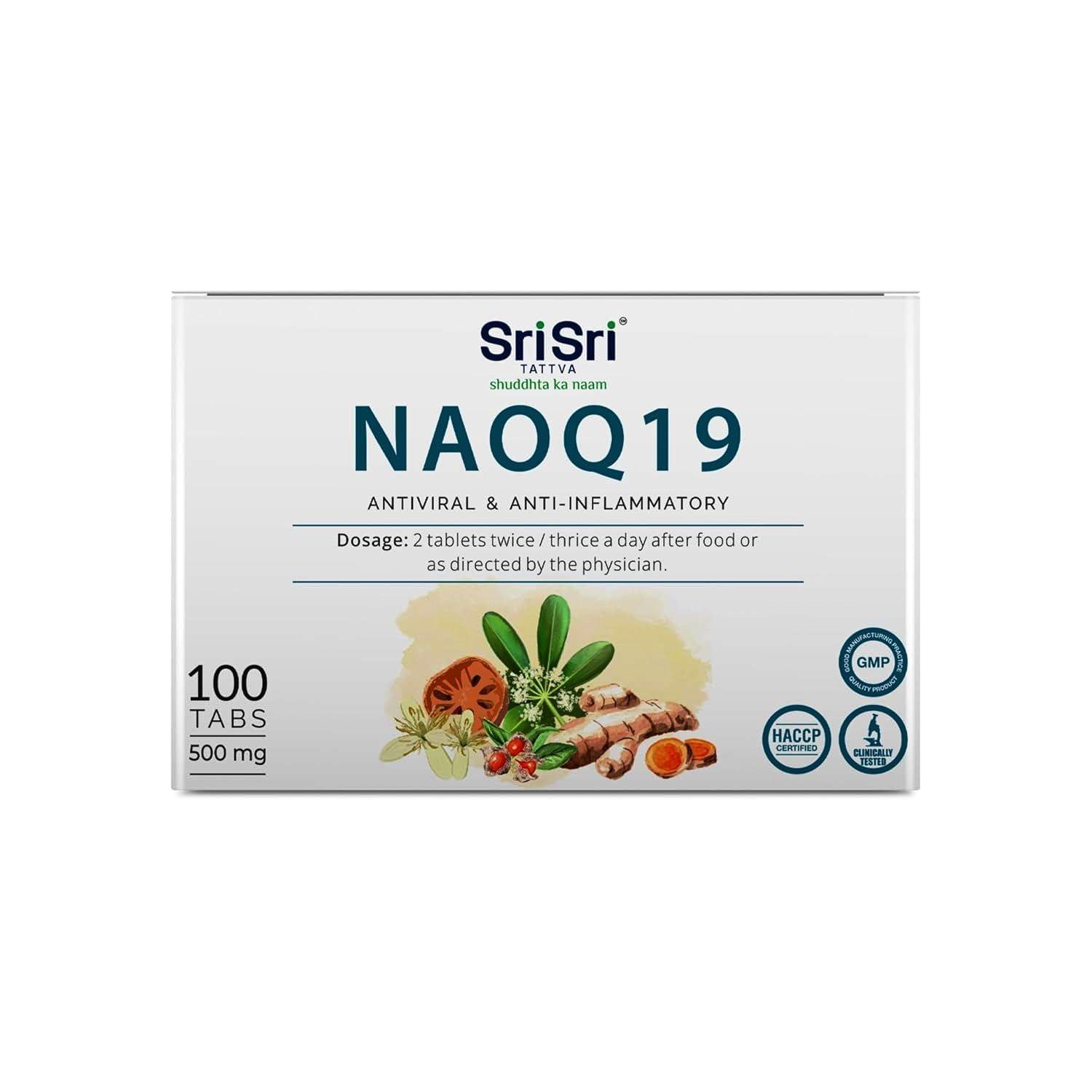 Sri Sri Ayurveda Tattva Sri Sri TATTVA NAOQ19 Immunity Build Up & Protection 60 Tablet (Pack 1)
