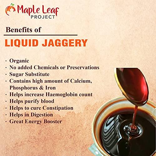 Maple Leaf Project Maple Leaf Project Vida Liquid Kakvi Jaggery Syrup Pack of 2 (600 Gms)