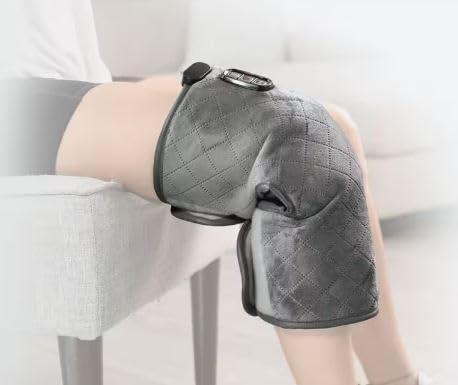 Sisliya Sisliya Heated Knee Brace, 2 Heat & 5 Massage Settings for 10 Relaxing Combinations Knee Support Massager Knee Brace for Arthritis, Osteoarthritis, Joint Pain Relief,Fits Men and Women
