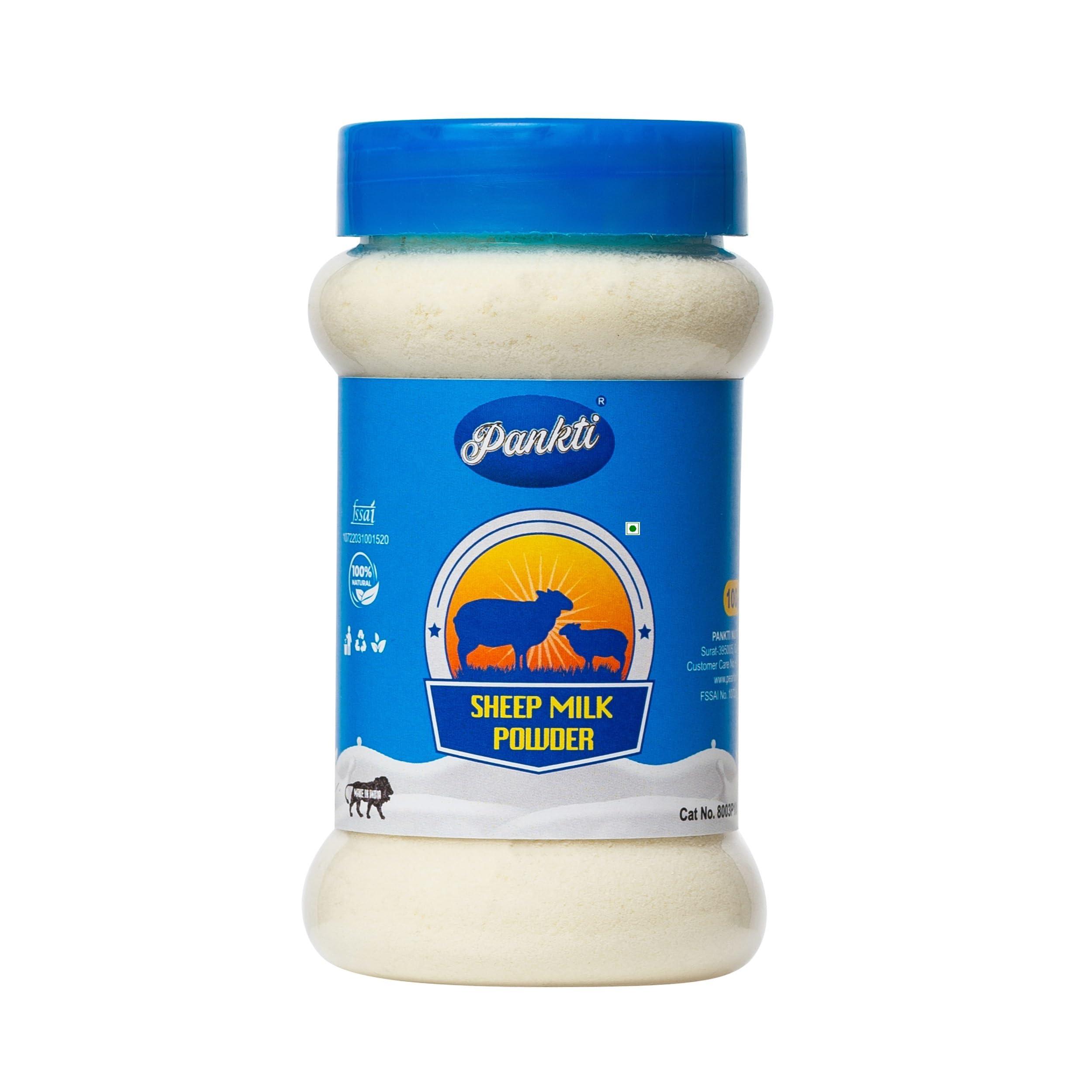 Pankti Pankti Freeze Dried Sheep Milk Powder (No Artificial Colors or Flavors, No Preservatives or Additives) 100 Gm (Pack Of 1)