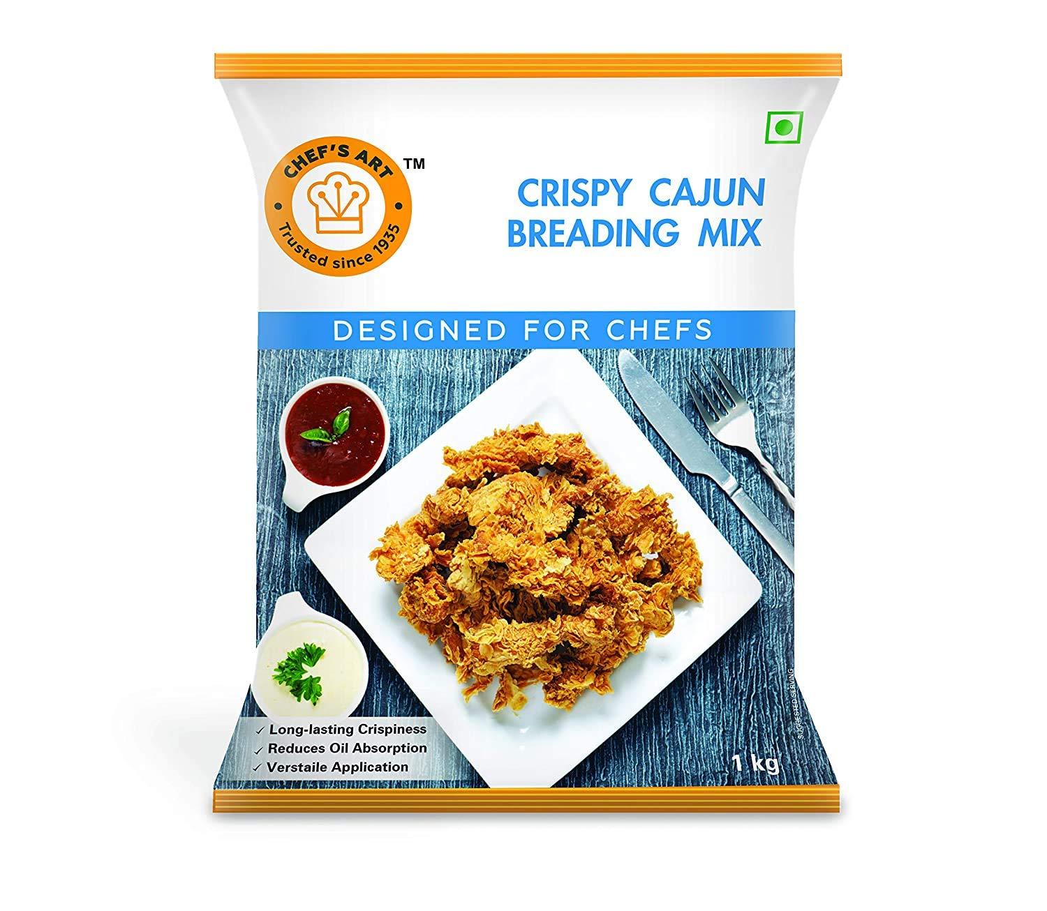 food service india food service india Chef's Art Crispy Cajun Breading Mix - 1 Kg