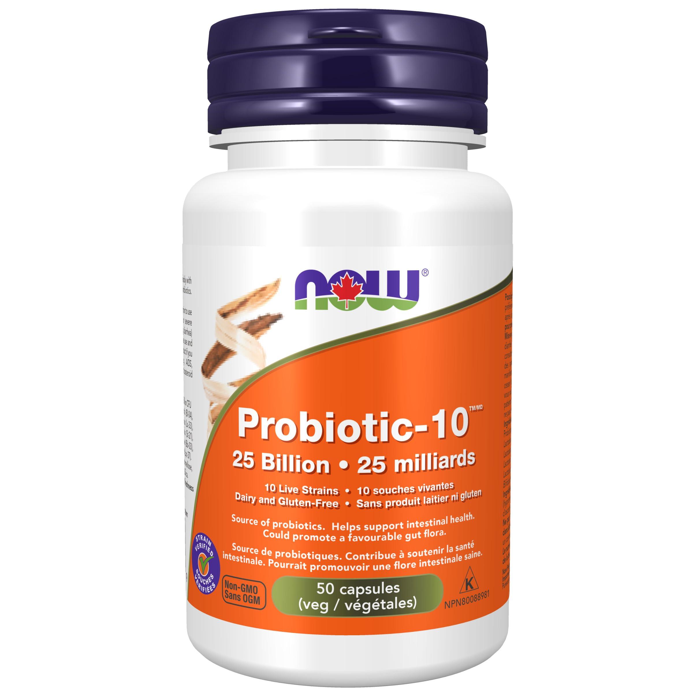 Now Foods Now Probiotic-10 25 Bill (10 Strains) 50vcap (RR) (DF)