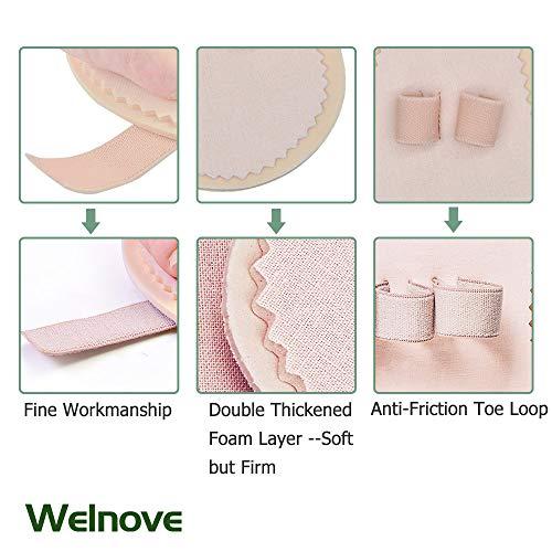 Welnove 2 Hole Toe Straightener *2: Welnove - Toe Straightener Hammer Toes Hammer Toe Correctorfor Claw Toe Mallet Toe Contracted Toe and Cured Toe Pack of 2(2 holes)(Hammer Toe Straightener)