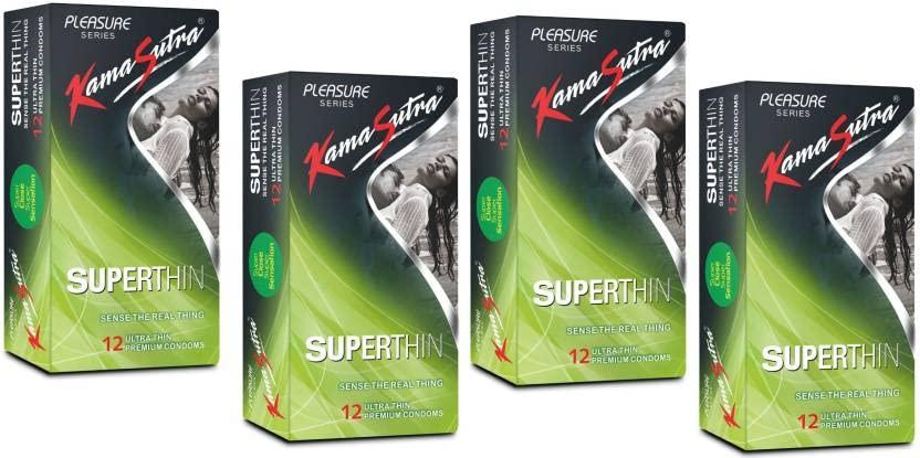 KamaSutra Kamasutra Pleaseure Series Superthin Ultra Thin Condom (Set of 4, 12 Eacht, 48 Sheets)