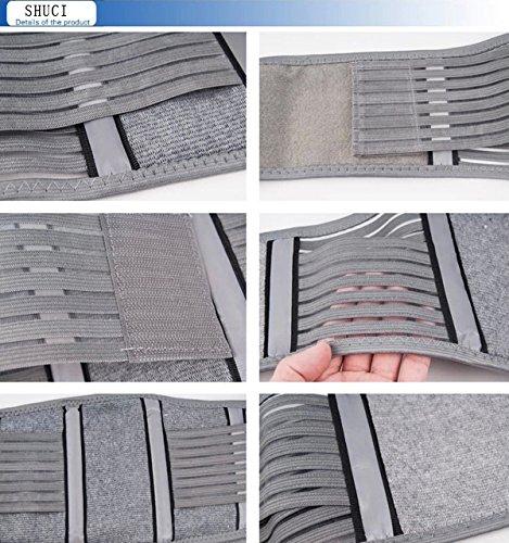 Sira JointComfo Sira Bamboo Charcoal Back Belt for Back Pain Lumbar Support Belt Joint Pain Waist Pain Reliever Waist Support Belt Workouts Gymnastic Relief Swelling Dual Adjustable Straps for UNISEX (M)