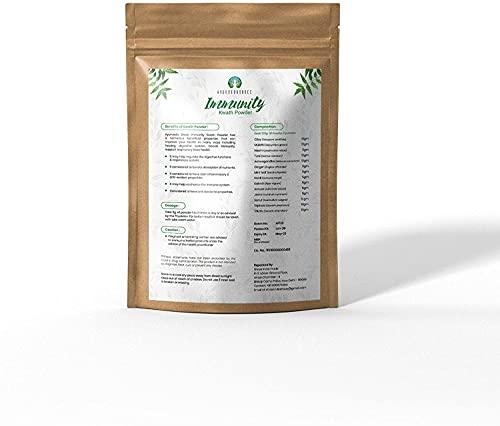 AYURVEDASHREE AYURVEDASHREE Ayush Kwath 100 Gm | Herbal Kaadha | Natural Kaadha | Giloy | Mulethi | Neem | Tulsi | Ashwagandha | Ginger | Mint Leaf | Haldi | Kali Mirch | Ardusa | Jeera | Saunf | Triphala | Trikatu