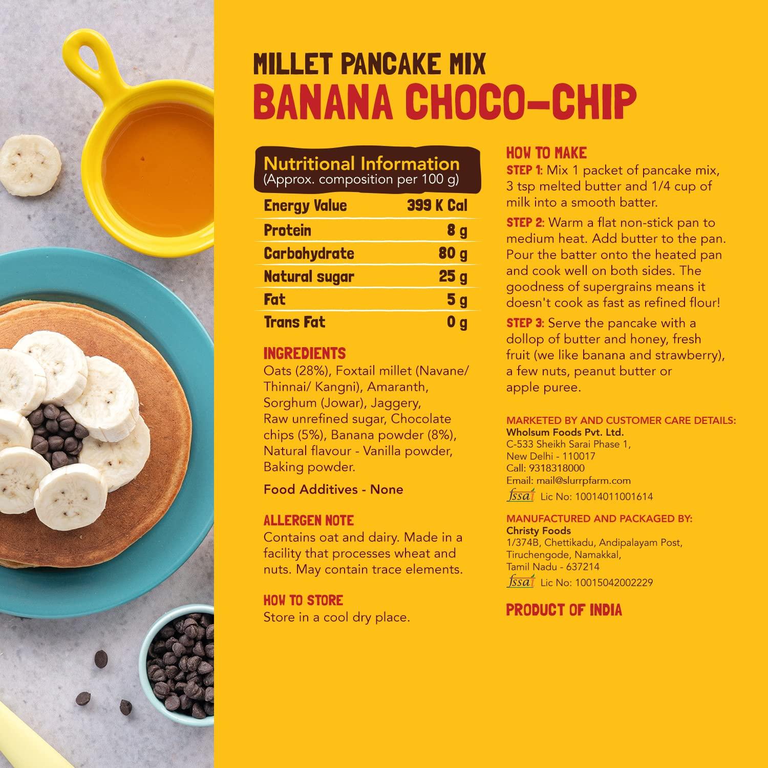 SLURRP FARM Slurrp Farm Healthy Breakfast and Snacks Trial Pack Combo, 300g (Pack of 6, 50g each) & Slurrp Farm Millet Vermicelli, Semiya , 180 g each (Pack of 2)