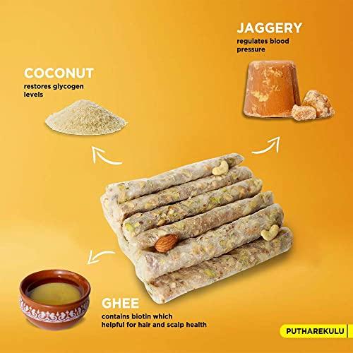 SITARA FOODS Sitara Foods Bellam Putharekulu Pootharekulu Paper Sweet Short 250 Grams Pack