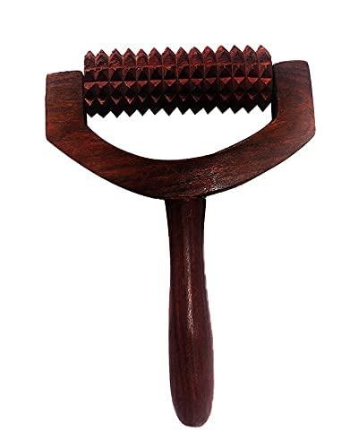 Linquard Collection Store Linquard Collection Store Wooden Hand Massager Roller Body Stress Acupressure Acupuncture Cutter Arm Care Relief for Back Pain