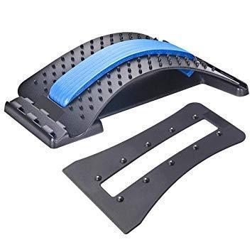 Krupanidhi Krupanidhi back stretcher spinal curve relaxation device dezire alpha spine pain relief equipment support lumbar lumber for chair products lower devices massage