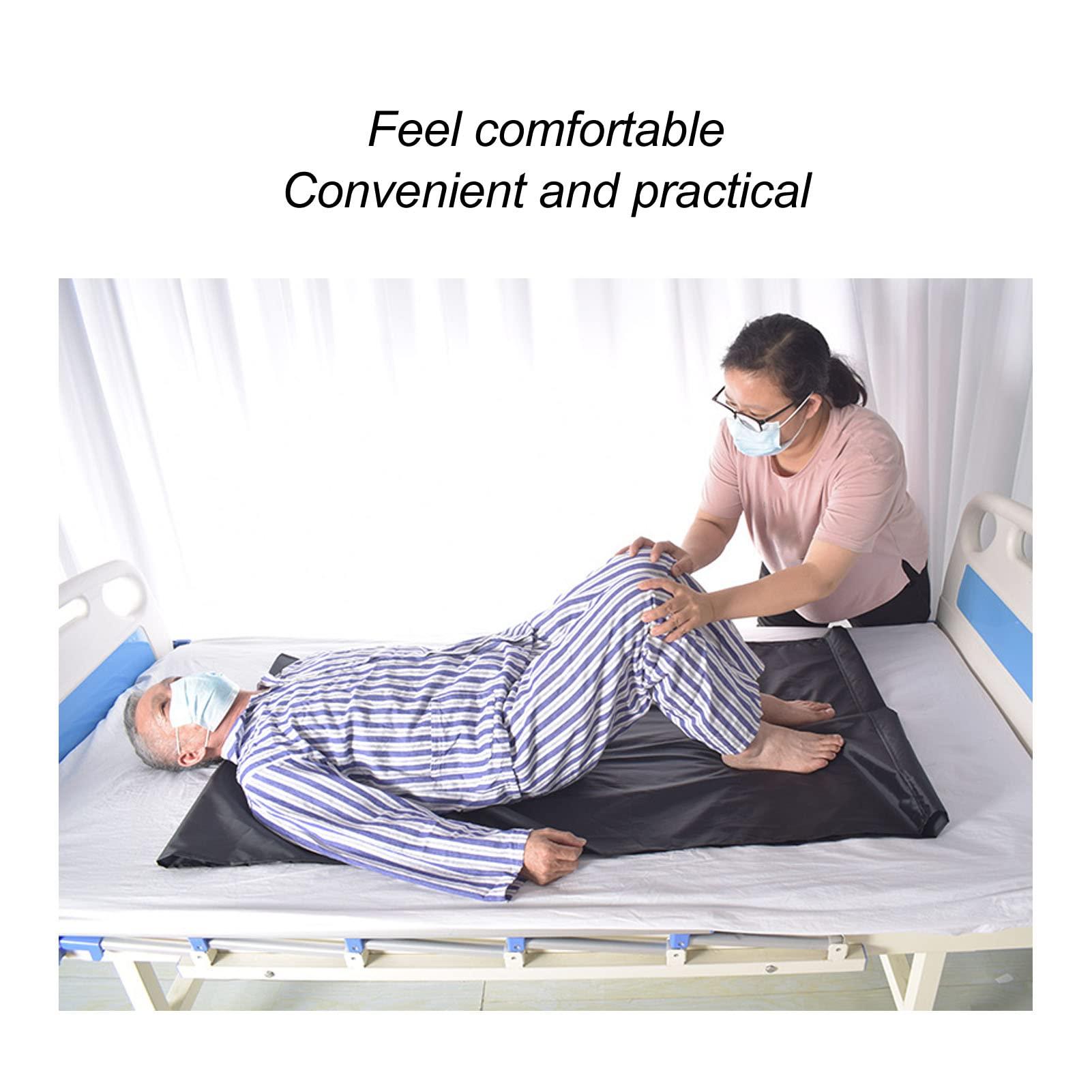 DEKD Patient Sliding Sheet, Patient Transfer Cloth Slip Coating Convenient for Bedridden for Home Care (140 * 68)