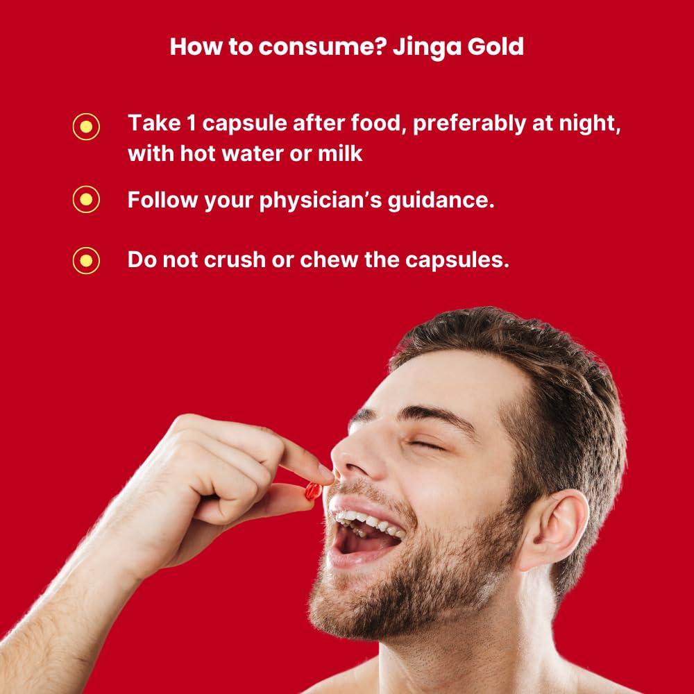 JINGA GOLD Jinga Gold 4 - (Pack of 1) 4 Jinga Gold is a wellness supplement that enhances energy, endurance, and overall wellness.