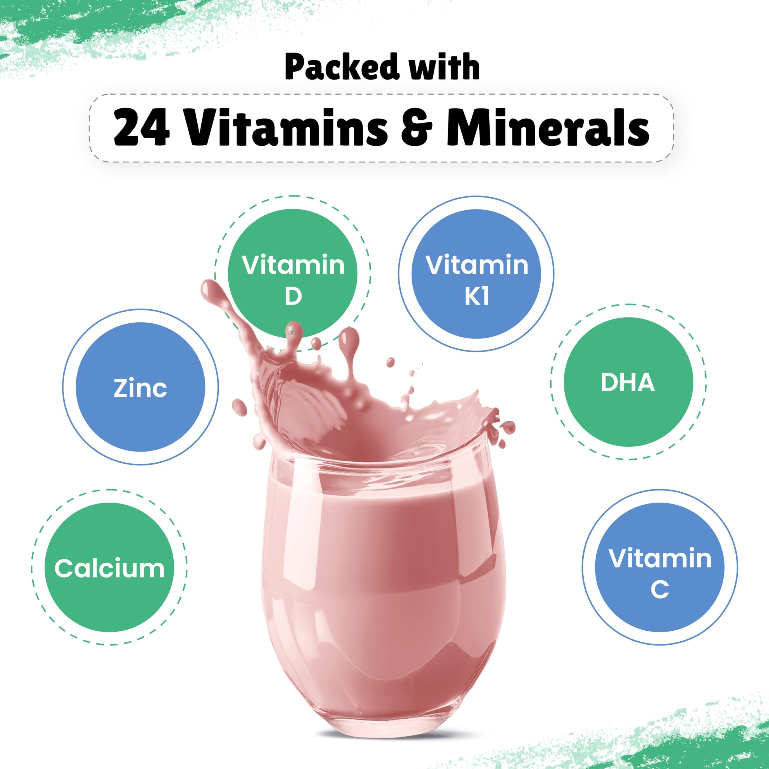 Little Joys Little Joys Nutrimix Nutrition Powder 350g | 2-6 Years | No Refined Sugar | Supports Healthy Growth & Boosts Immunity | With Ragi, Bajra, Almonds & Oats | Strawberry Flavour