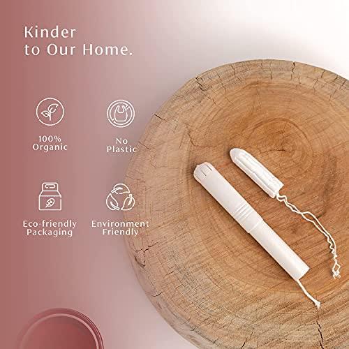Cambio cambio 100% Organic Cotton Tampons, 16 Pieces, GOTS Certified, FDA Approved, Dermatologically Tested, Rash Free, Biodegradable (Super)
