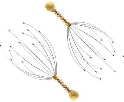 Pro Bullion Pro Bullion Scalp Massager Head [ PACK OF 2] -No Batteries Required Head Massager for Pain Relief Manual Head Massage Tingler