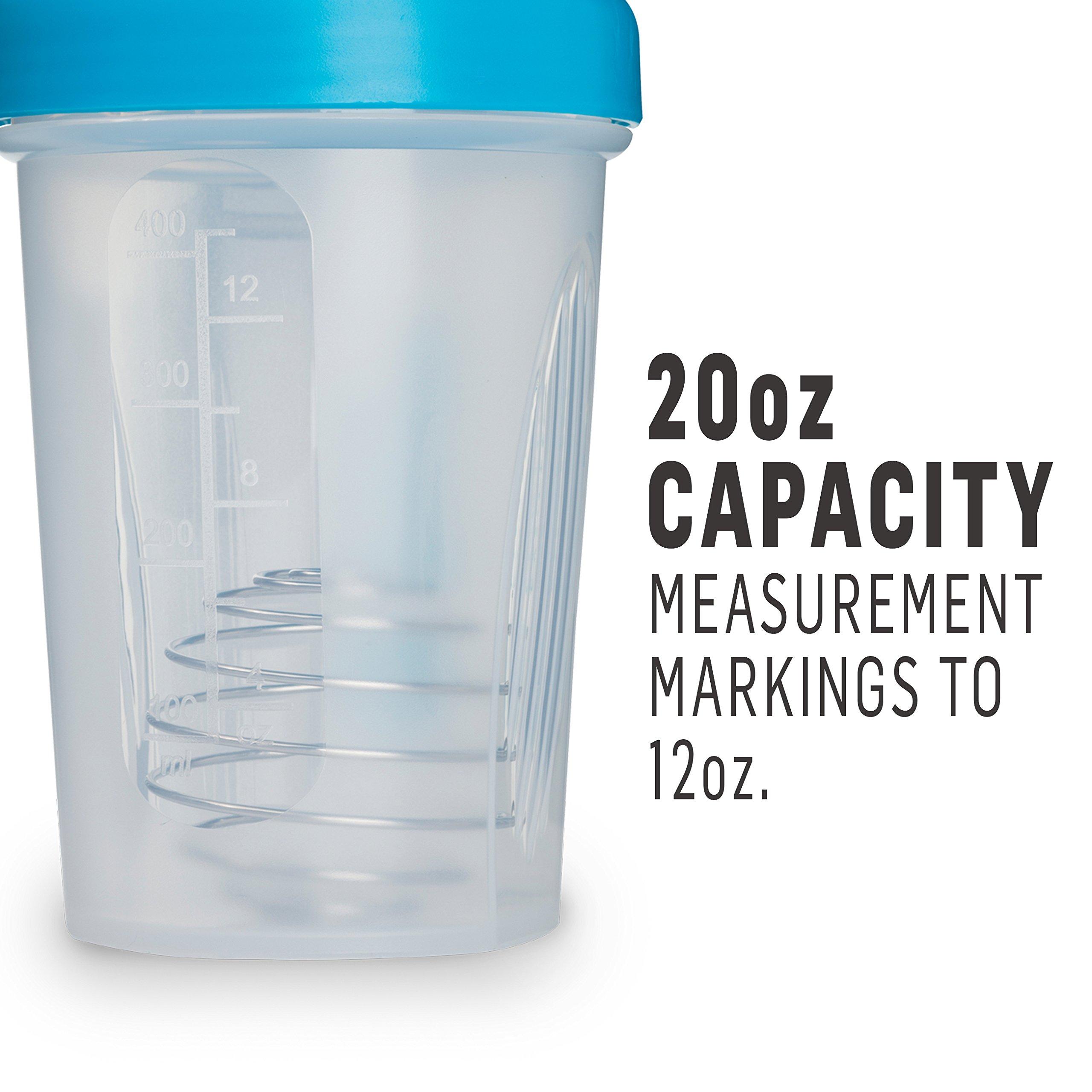 Blender Bottle Blender Bottle Classic Loop Top Shaker Bottle (Clear/Black Loop) - 20 Oz