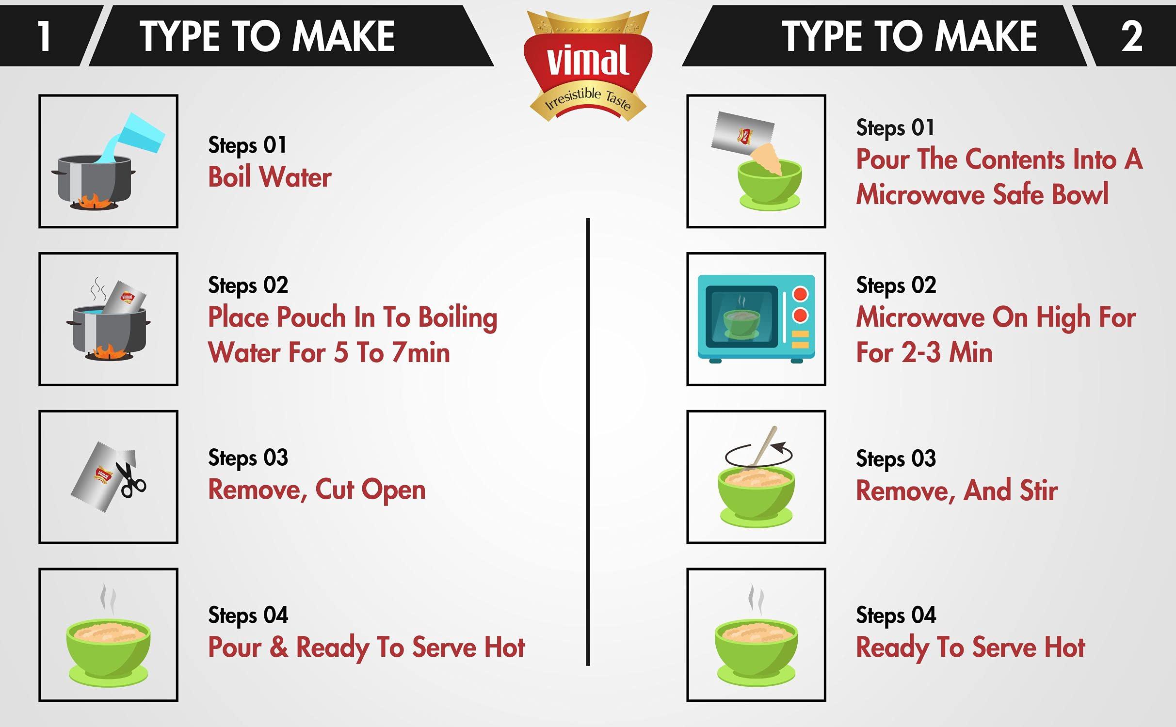 VIMAL VIMAL Ready to Eat Dal Makhani Instant Mix Vegetarian with No Added Preservative and Colours - 300g Pack of 3