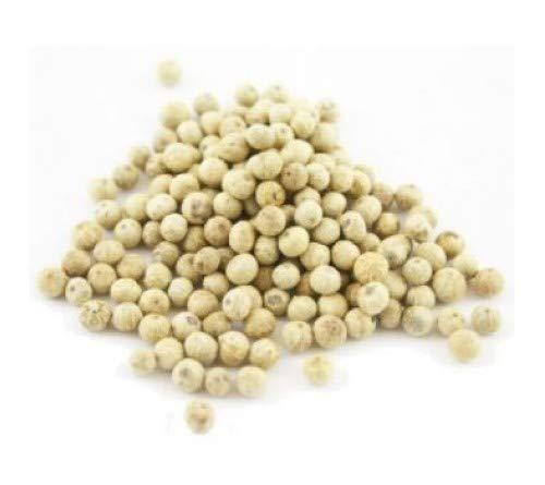 Roods Roods Fresh Natural Whole White Peppercorn ( Safed Mirch Sabut ) (Sabut Safed Dakhni Mirch ) (250 Gram