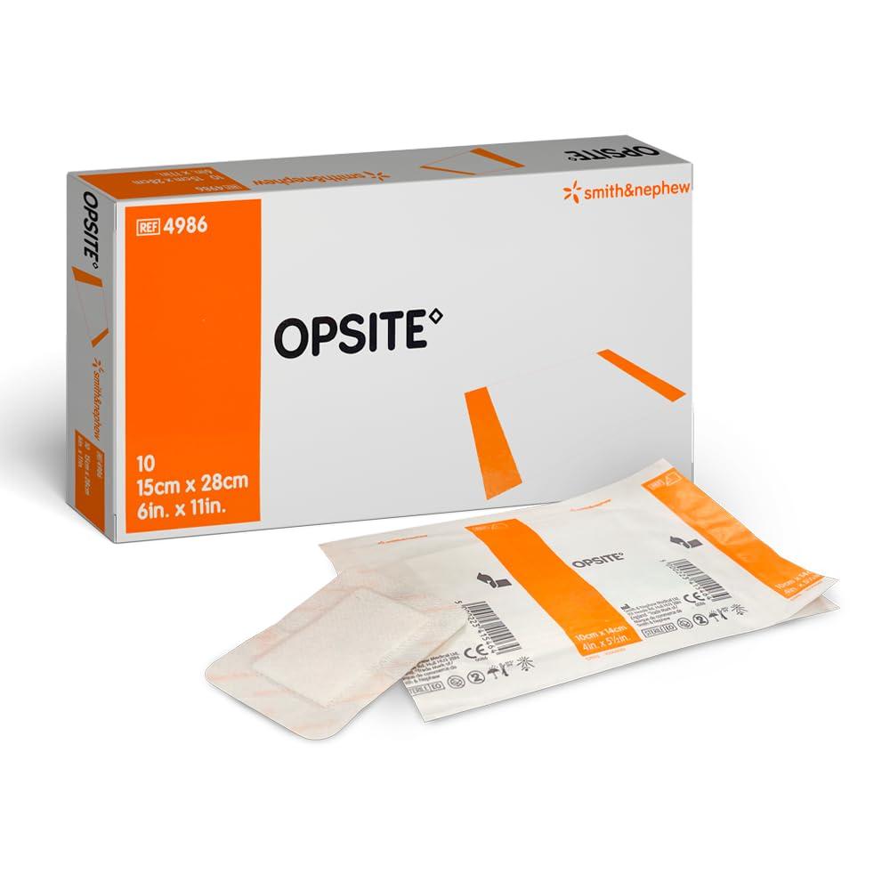 Smith and Nephew OPSITE Transparent Film Incise Dressings (15 x 28 cm), 5 PCS