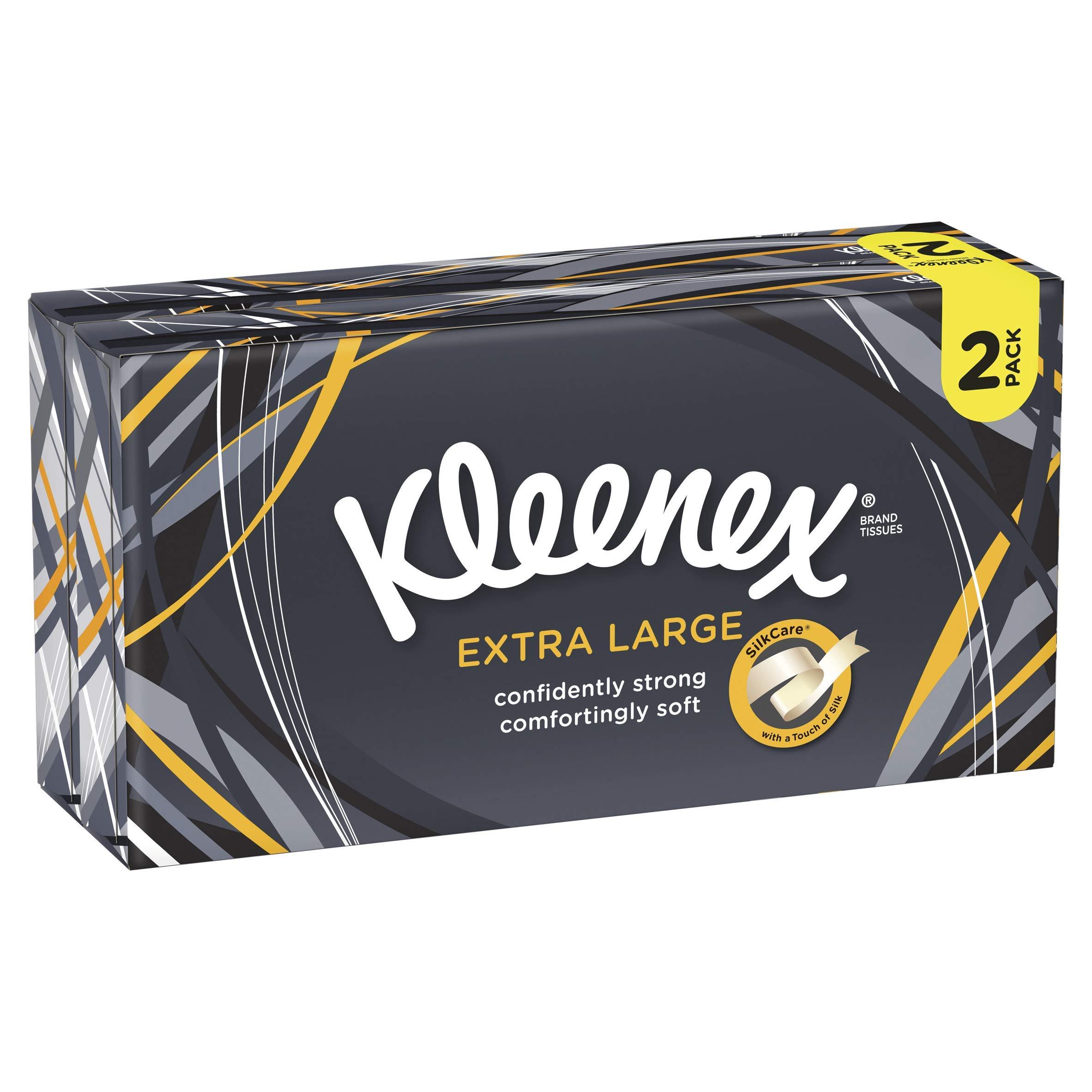Kleenex Kleenex Extra Large Tissues - White, Pack of 2