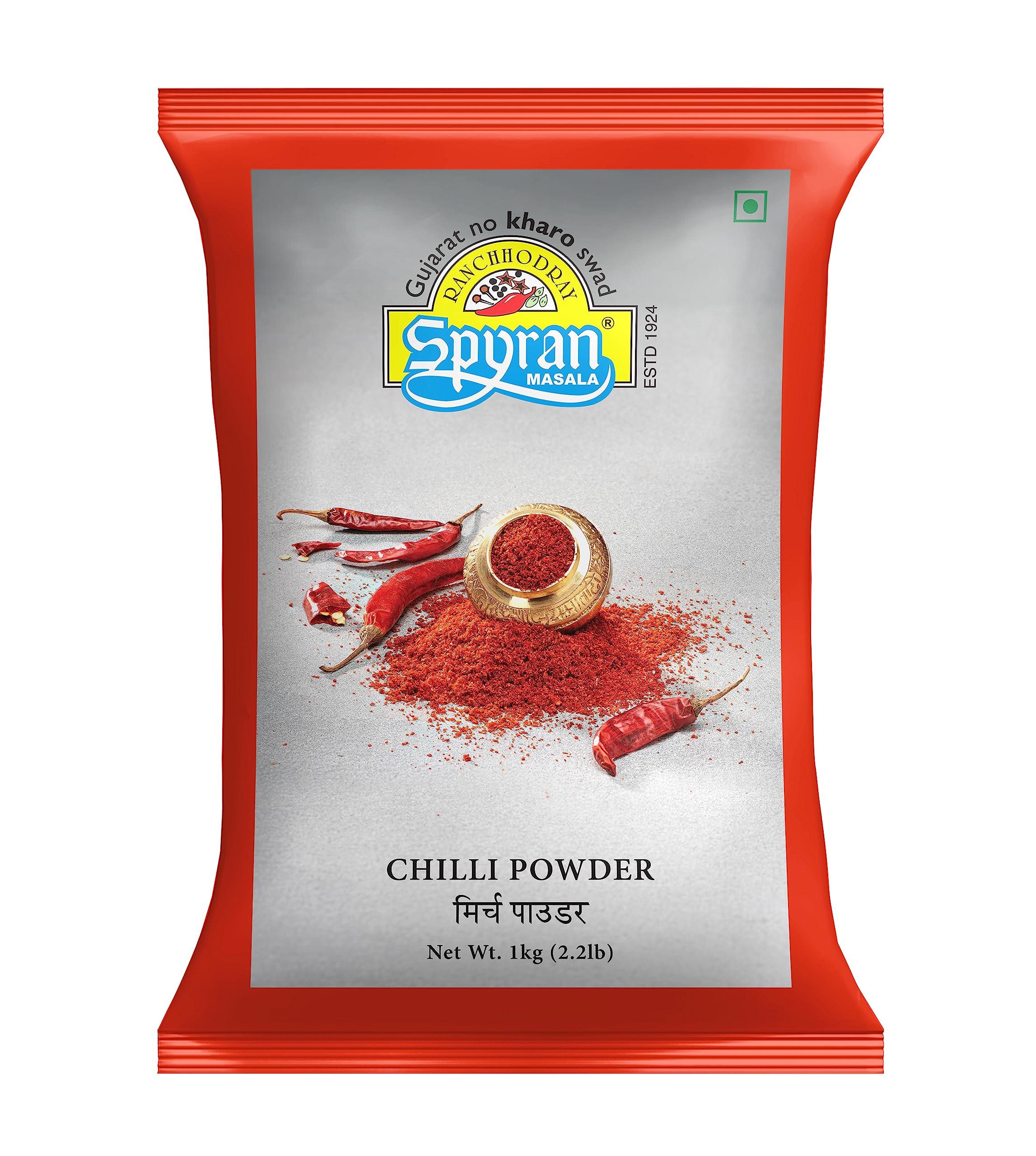 Spyran Spyran Patna Red Chilli/Chilly Powder | Spicy Lal Marchu | 100% Natural | No added colour & chemichal (1 Kg)