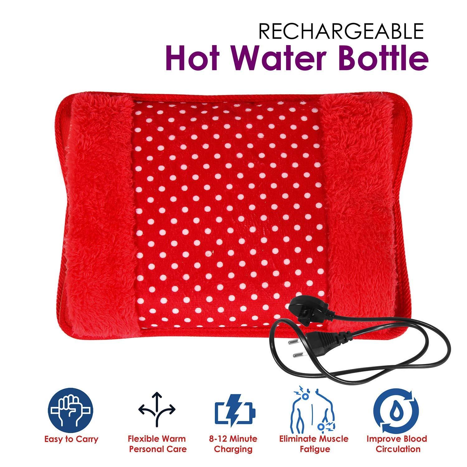GREAT ENTERPRISE GREAT ENTERPRISE heating bag, hot water bags for pain relief, heating bag electric , Heating Pad-Heat Pouch Hot Water Bottle Bag, Electric Hot Water Bag,Heating Pad with For Pain Relief (Velvet)