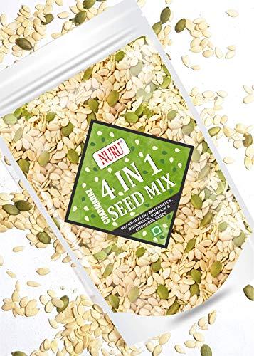 NURU Nuru Healthy Seed Mix Charmagaz ( Watermelon Seeds , Pumpkin Seeds , Muskmelon Seeds , Cucumber Seeds ) All in one (200)