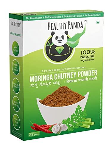 HEALTHY PANDA HEALTHY PANDA 100% Natural Pudina Chutney Power / Mint Leaves Chutney Powder (100 g x 4)