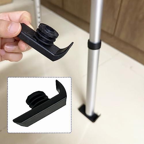 MESINURS Walker Glide Skis - Universal Replacement Feet Rubber Tips Cap for Folding Walker, 1-1/8 Inch, 2 Counts