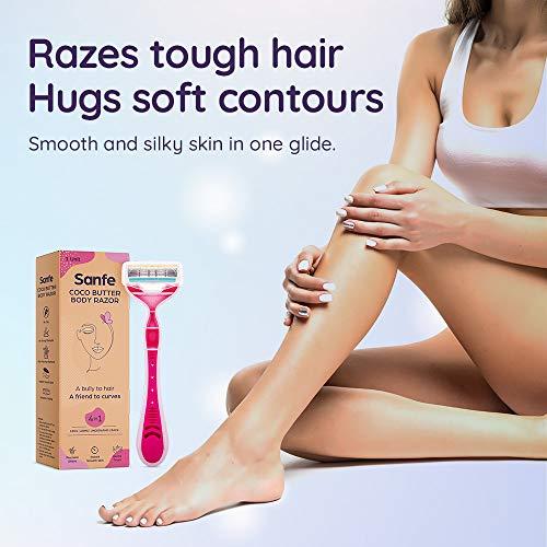 Sanfe Sanfe Bikini Line Hair Removal Cream 50gm and Coco Buttter Body Razor Combo