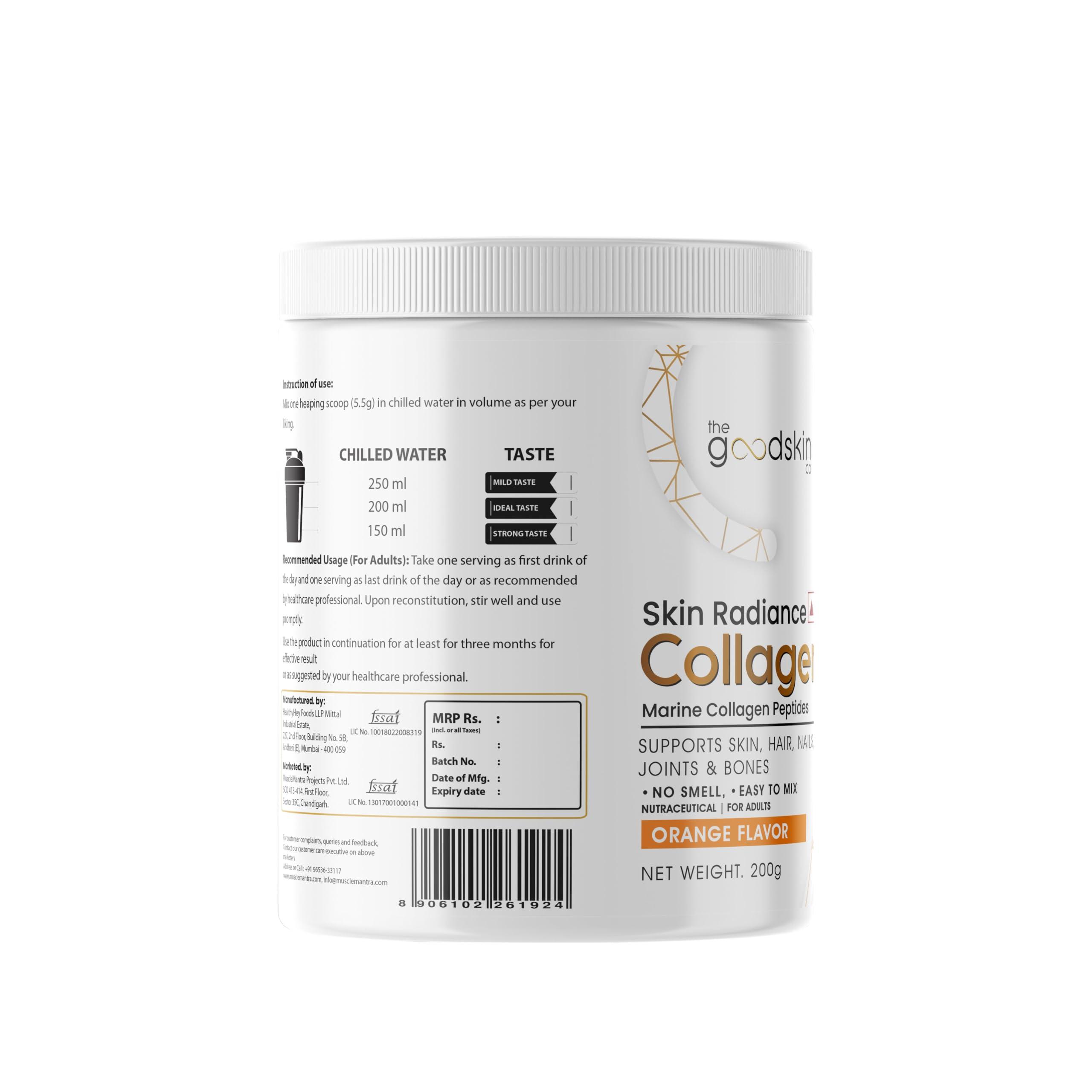 Muscle Mantra The Goodskin Co Skin Radiance Collagen (Orange)